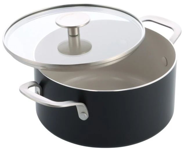 Каструля KitchenAid АС, 20 см 3.11 л матовий чорний (CC010147-001)